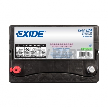 Exide Technologies Car Battery 24 Group - E24-1