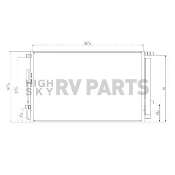 CSF Air Conditioner Condenser 10863-1