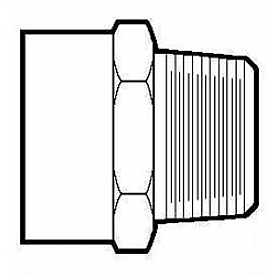 Anderson Fittings Adapter Fitting 20A12D