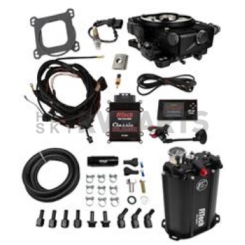 FiTech Go EFI Classic Black 650 HP External ECU x/Force Fuel Injection System - 35221