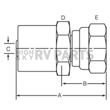 Dayco Products Inc Hose End Fitting 110659