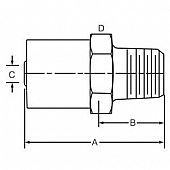Dayco Products Inc Hose End Fitting 110813