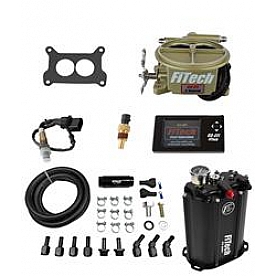 FiTech EFI 2 Barrel EFI 400HP Classic Gold, w/Force Fuel, Fuel Delivery System - 35001