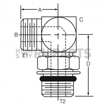 Dayco Products Inc Adapter Fitting 146243-1