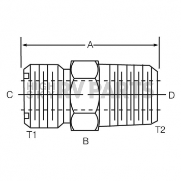 Dayco Products Inc Adapter Fitting 146331-1