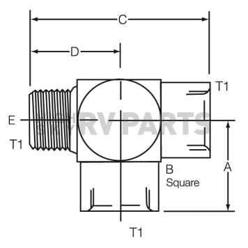 Dayco Products Inc Adapter Fitting 145283-1