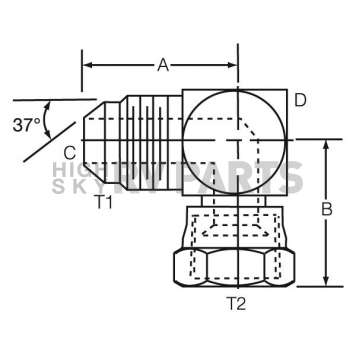 Dayco Products Inc Adapter Fitting 145732-1