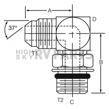 Dayco Products Inc Adapter Fitting 145869-1