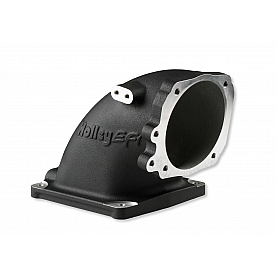 Holley Performance Throttle Body Intake Elbow - 300-249BK