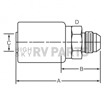 Dayco Products Inc Hose End Fitting 108212-1