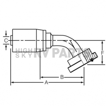 Dayco Products Inc Hose End Fitting 100269-1