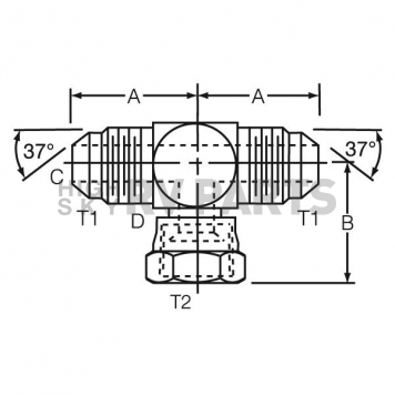 Dayco Products Inc Adapter Fitting 145817-1