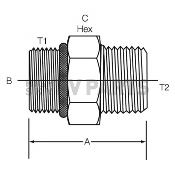Dayco Products Inc Adapter Fitting 145674-1