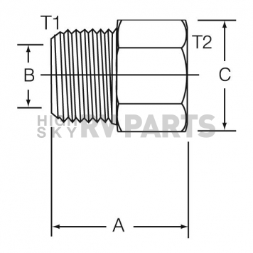 Dayco Products Inc Adapter Fitting 145585-1