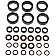 Help! By Dorman Fuel Injector O-Ring - 90100