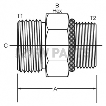 Dayco Products Inc Adapter Fitting 146175-1