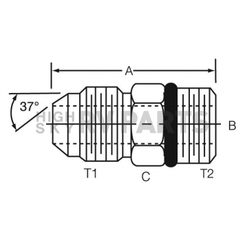 Dayco Products Inc Adapter Fitting 145489A-1