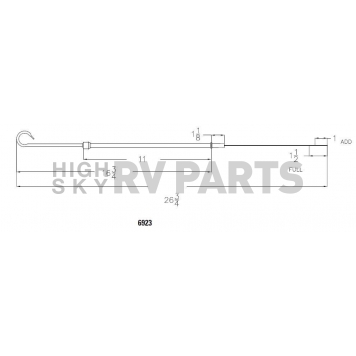 Mr. Gasket Oil Dipstick - 6923-1