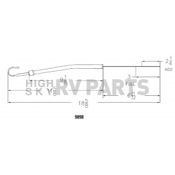 Mr. Gasket Oil Dipstick - 9898-1