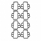 MSD Ignition Intake Manifold Gasket - 2710