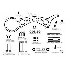 Moroso Performance Vacuum Pump Bracket - 63824