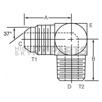 Dayco Products Inc Adapter Fitting 144073-1