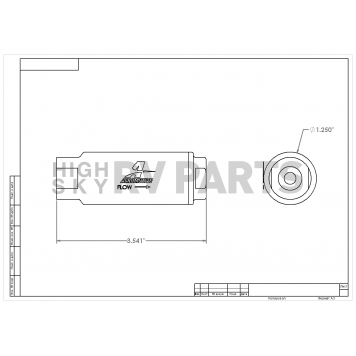 Aeromotive Fuel System Fuel Filter - 12603-3