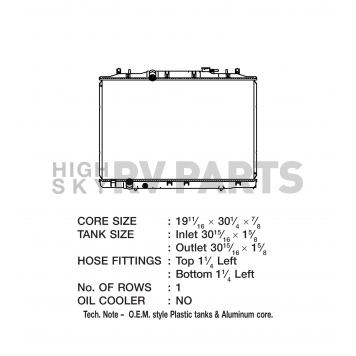 CSF Radiator 3644-1