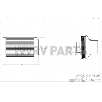 Aeromotive Fuel System Fuel Filter - 12650-1