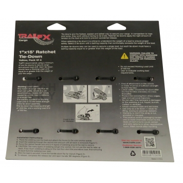 TrailFX Tie Down Strap A11043Y-1