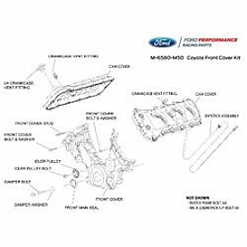 Ford Performance Engine Dress Up Kit - M-6580-M50