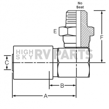 Dayco Products Inc Hose End Fitting 108239-1