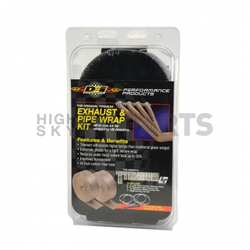 Design Engineering TITANIUM Exhaust Wrap - 10073-4