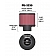 K & N Filters Crankcase Breather Filter - RU-3230