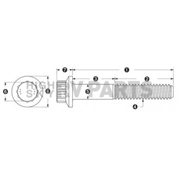 ARP Auto Racing Bolt 7021000-1