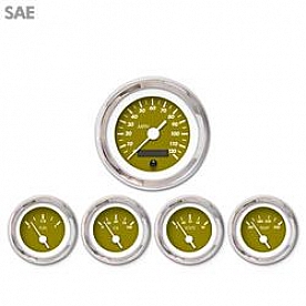 Aurora Instuments Gauge Fuel Level/ Oil Pressure/ Speedometer/ Voltmeter/ Water Temperature 1217