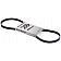 Gates Serpentine Belt K110841RPM