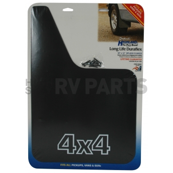 Highland Mud Flap - Black Rubber Set Of 2 - 1084500-1