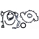 Crown Automotive Jeep Replacement Engine Timing Cover Gasket Set J8129098