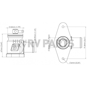 Turbo Smart Turbocharger Blow Off Valve - TS-0203-1210-1