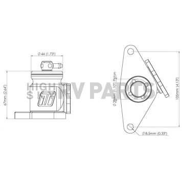 Turbo Smart Turbocharger Blow Off Valve - TS-0203-1215-1