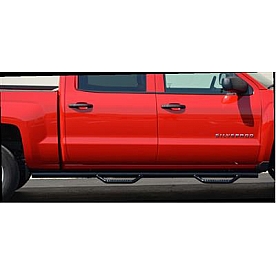 TrailFX Nerf Bar - Truck Wheel to Wheel Steel Round 3 Inch - A3330