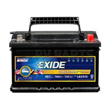 Exide Technologies Car Battery Global Extreme Series LB3/ 91/ T6 Group - LB3/91X