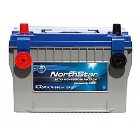 Exide Technologies Car Battery Pure Lead AGM Series 78DT Group - PL-AGM34/78