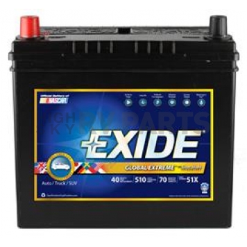 Exide Technologies Car Battery Global Extreme Series 51 Group - 51X