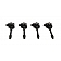 ACCEL Direct Ignition Coil Kit 140084K-4