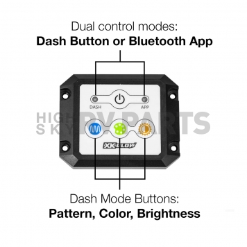 XK Glow Multi Purpose Light Controller XHCHROMEDM-2