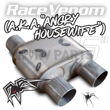 Black Widow Exhaust Angry Housewife Muffler - BWAHWDD-33