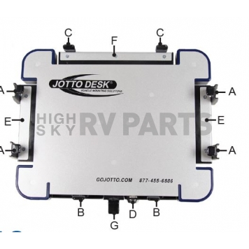 Jotto-Cargo Slide Laptop Mount 425-5315/4153