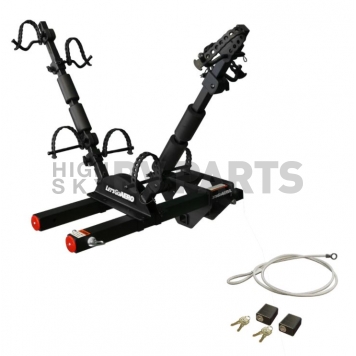 Lets Go Aero Bike Rack - Receiver Hitch Mount - 2 Bikes 75 Pound - B01892-1
